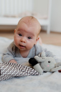 Zaspávač babyted hryzátko, hrkálka plyš 25x25 cm 0 m+