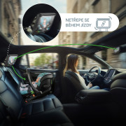 Zrkadlo s LED osvetlením Deluxe, Black