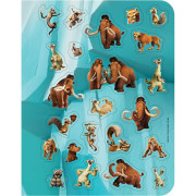 100 samolepiek s omaľovánkami Doba ľadová