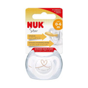 Latexový cumlík Star Nuk 0-6 m