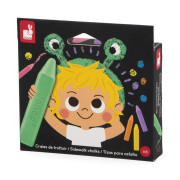 Colorino Farebné kriedy na chodník 6 farieb Janod