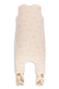 Celoročný spací vak s nohavicami Vintage Animals Sleepee Almond/Cream