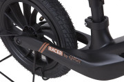 Odrážadlo Racer air Black/Brown (Titanium), vek 3 - 6 rokov, do 30 kg Qplay