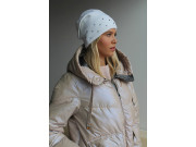 Dámska/dievčenská zimná čiapka s perlami Lamblook