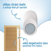 Detská otočná zarážka do dverí s nastavením polohy 2 ks Sipo