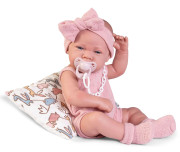 Realistická bábika bábätko s celovinylovým telom 42 cm Lua 50410 Antonio Juan