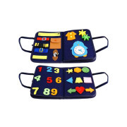 Senzorické busy kniha Vodné/Dino svet 2Kids Toys