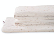 Detské obliečky do postieľky 100 x 135 cm bavlnený satén Drobné kvety Infantilo