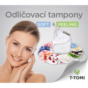 7 ks Odličovacie tampóny Soft Colour + pracie vrecko