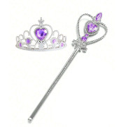 Locika sada doplnkov Princezná s korunkou a žezlom FunCo