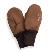 Palcové rukavice softshell Brown - hnedá Esito