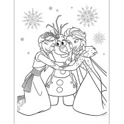 Omaľovánkový set s obojstrannými voskovkami Ľadové kráľovstvo