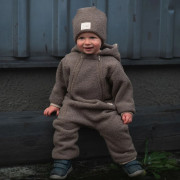 Rastúca zimná kombinéza Teddy fleece double Brown Esito