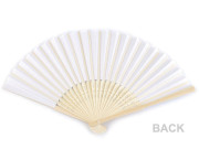 Vejár papierový na domaľovanie 21x36 cm