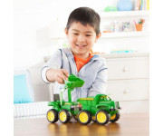 JD Kids John Deere traktor a sklápač set 16 cm