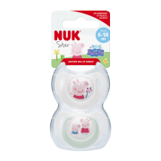 Cumlík Star Peppa Pig (6-18 m)) 2 ks Nuk