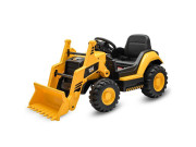 Detský elektrický traktor Baby Mix CAT žltý