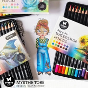 Akvarelové pastelky Studio Light 12 ks