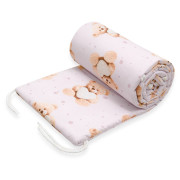 Mantinel do postieľky Love Teddy Bear pink New Baby