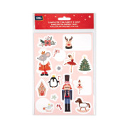 Samolepky na darčeky 3 ks - Vianoce pre deti