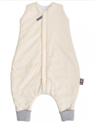 Spací vak s nožičkami smotanový plyš