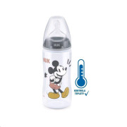 NUK FC+ fľaša s kontrolou teploty Mickey 300 ml