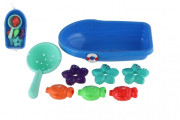 Súprava do vane lodička, sitko s morskými zvieratkami v sieťke