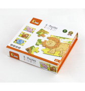 Drevené puzzle - džungľa Viga