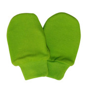 Rukavice bavlna jednofarebné sýta zelená Esito