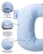 Bambusový polohovací vankúš MiniRelax 150 cm Babymatex