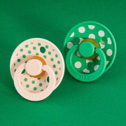 Cumlík z prírodného kaučuku Colour Polka 6 - 18 mesiacov Bibs
