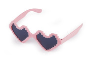 Párty/karnevalové okuliare srdca