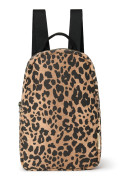 Cotton Mini Backpack Brown Leopard Studio Noos