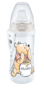 First Choice Active Cup fľaša 300 ml Medvedík Pú so silikónovým náustkom