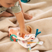 Vzdelávacia, plyšová a šuštiaca knižka, Slon Akuku