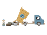 Nákladiak so sklápačkou drevený Little Dutch