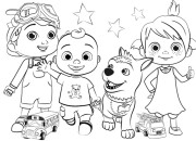 Puzzle Maxi 35 čísla 2v1 70x50 cm CoComelon