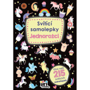 Svietiace samolepky Jednorožce