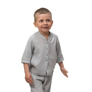Detská mušelínová košeľa Luca Dove Grey Esito