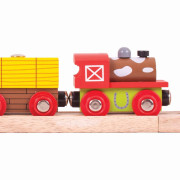 Vláčik farma + 3 koľaje Bigjigs Rail