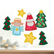Kreatívna súprava Prvé nalepovacie vianočné motívy Haba