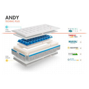 Matrac Andy 120 x 60 x 12 cm Technic Plus