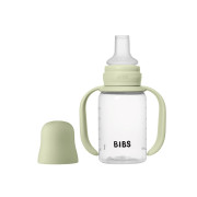 Detská fľaša so silikónovým náustkom 150 ml Bibs