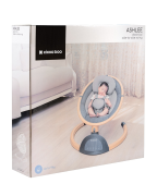 Hojdacie lehátko elektrické Ashlee Dark Grey KikkaBoo