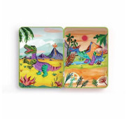 Mudpuppy Magnetická stavebnica Dino Mix-Up