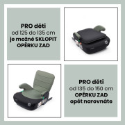 Doka iFix podsedák so sklopným chrbtom 125 - 150 cm BabyAuto