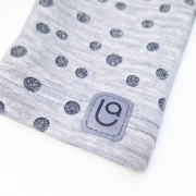 Legíny lesk - šedý melír šedý bodka