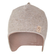 Čiapka laponka fleece bambus Outlast® Hnedý melír Little Angel