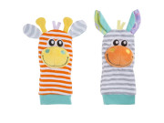 Darčekový set hrkajúce ponožky a náramky Jungle Friends Playgro