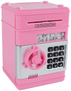 Trezor ružový s odomykaním na kód so svetlom a zvukom